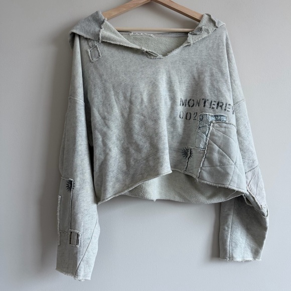 Free People Tops - Free People Kota Distressed Hoodie